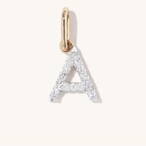 Daimond Letter Charm